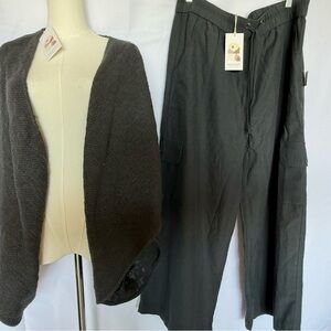 Nomad Green/Charcoal Women's Pant Set